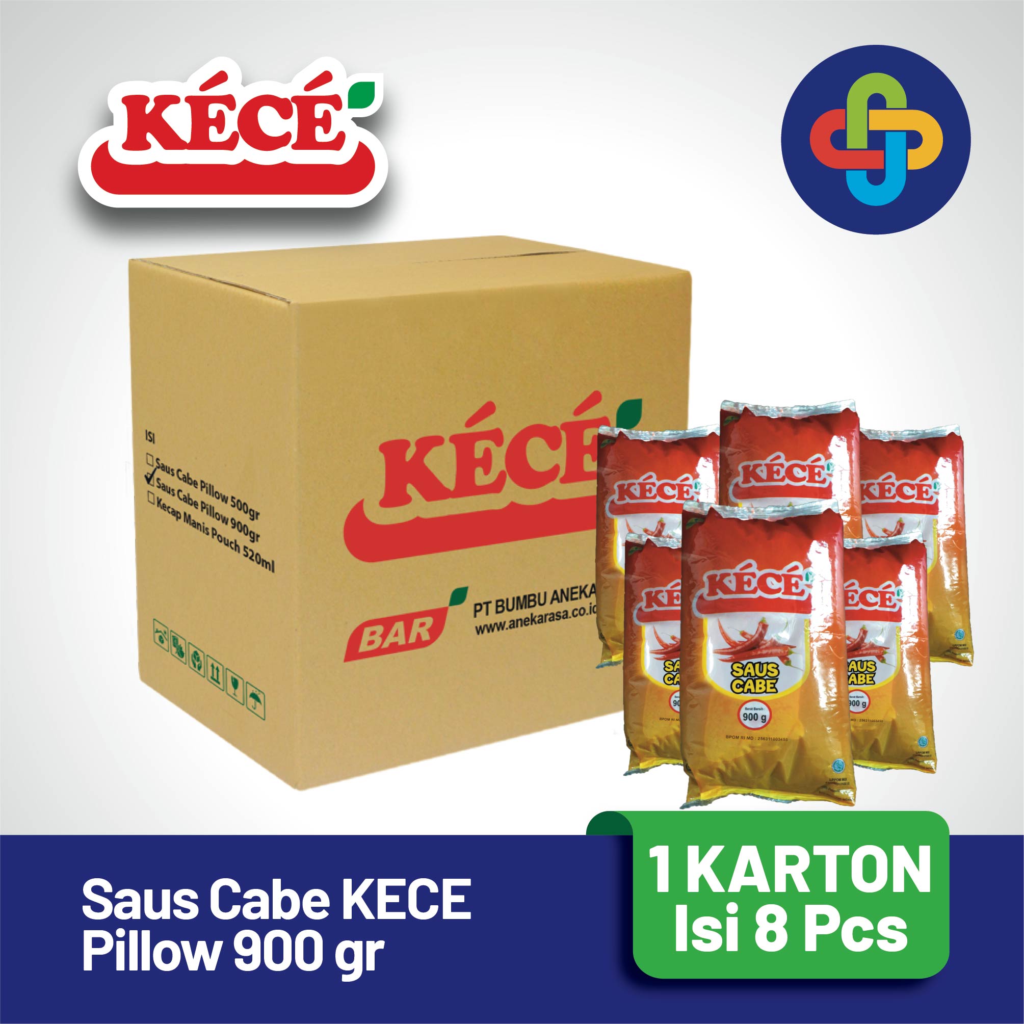 Saus Cabe KECE Pillow 900 gr